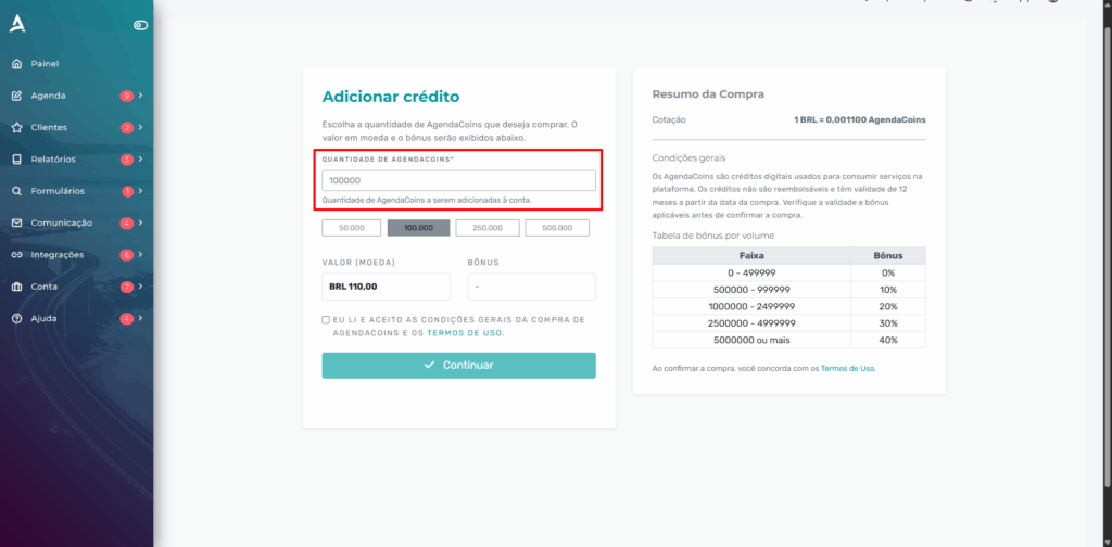 Add Credits